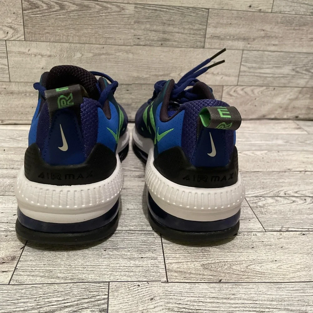 Nike Air Max Genome Deep Royal Blue & Green Strike Men’s size 6 New with Tags - Picture 4 of 5